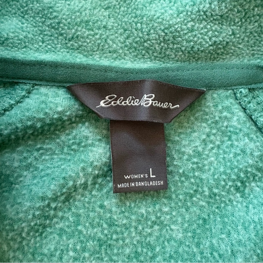 Eddie Bauer Marl Fleece 1/4 Zip Pullover - Picture 3 of 7
